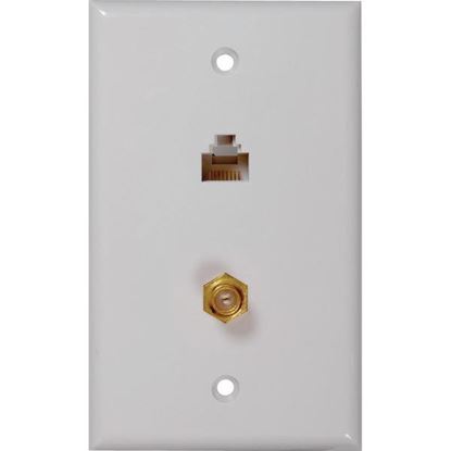 CAT 56 COAX CNNR WLL PLT
