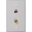CAT 56 COAX CNNR WLL PLT