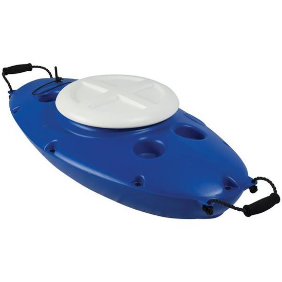 30QT FLOATING COOLER BLUE