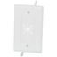 CBL PLATE W FLEX 1GNG WHT