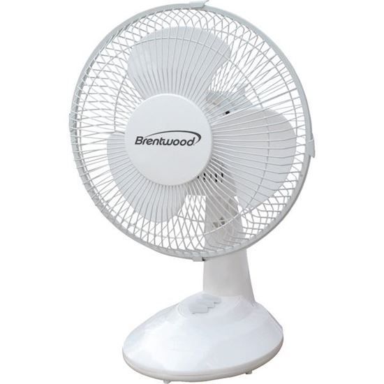 9IN OSCILATNG DSK FAN WHT