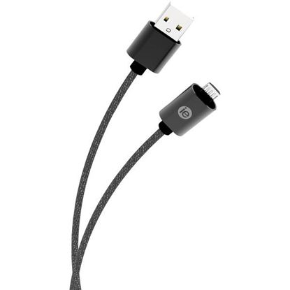 10FT BRAID MICRO USB BLK