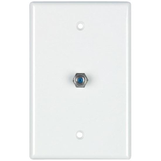 COAX WALL PLATE WHITE