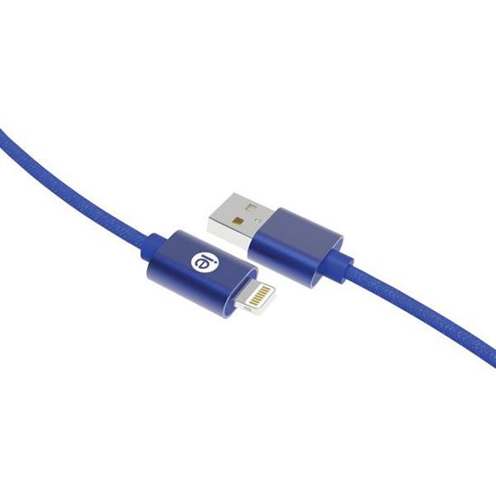 10FT LGHTNG BRAID CBL BLU