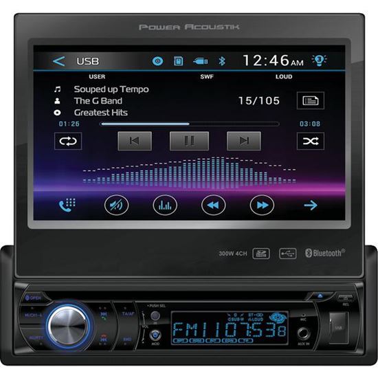 1DIN DVD UNIT W7IN LCD