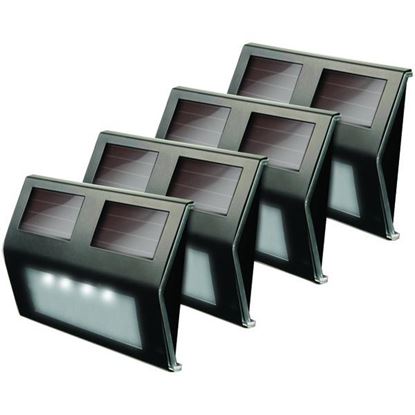4 SOLR LED DECK LGHT BRNZ