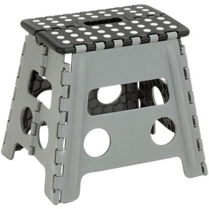 FOLDING STEP STOOL BLK