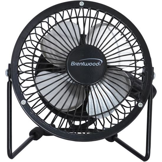 4IN MINI FAN BLK