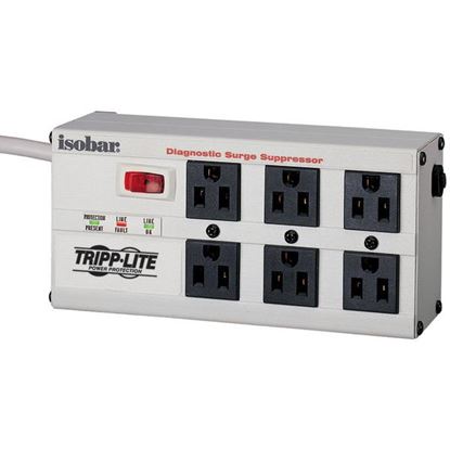 6 OUT SURGE W 6FT CORD