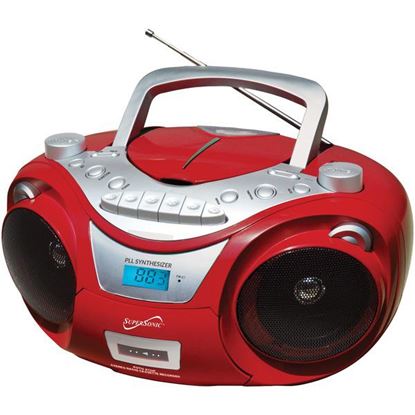 BTMP3CDTAPE PLYR RED