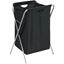 FOLD UP NYLON HAMPER BLK