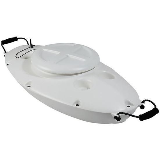 30QT FLOATING COOLER WHT
