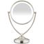 SATIN NCKL VANITY MIRROR