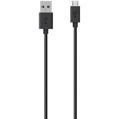 4FT MICRO USBUSB CBL BLK