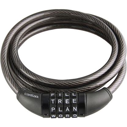 4 DIAL CABLE LOCK BLK