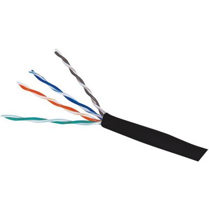 CAT5E CABLE BLACK 4 PR