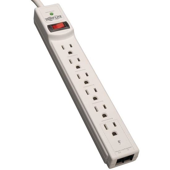 6 OUTLETPHONE SURGE