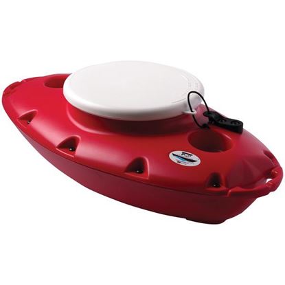 15QT FLOATING COOLER RED