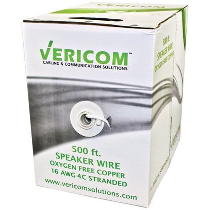 500FT 164 SPKR CBL WHT