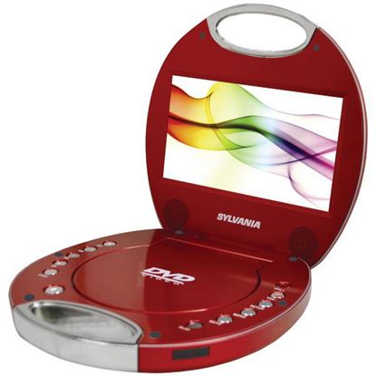 7IN PORT DVD HNDL PLYR RED