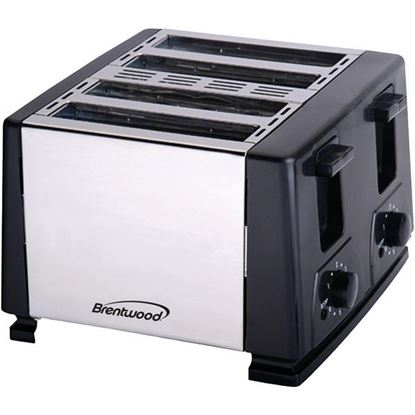 4 SLICE TOASTER BLK