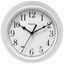 9IN DECOR WALL CLCK WHT