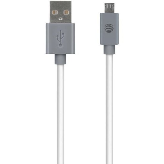 10FT MICROUSB CBL WHT