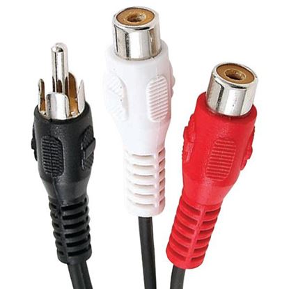 Y ADAPT 2 RCA JACK-1 PLG