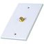 WALLPLATE COAX SNGL WHT