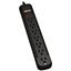 12FT 7OUT PWR STRIP BLK