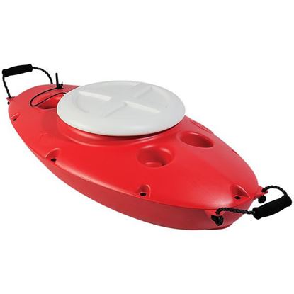 30QT FLOATING COOLER RED