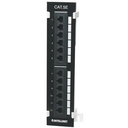 CAT-5E 12-PORT PATCH PANL