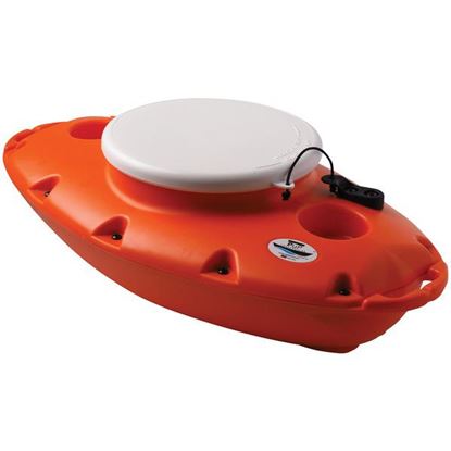 15QT FLOATING COOLER ORNG