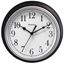 9IN DECOR WALL CLCK BLK