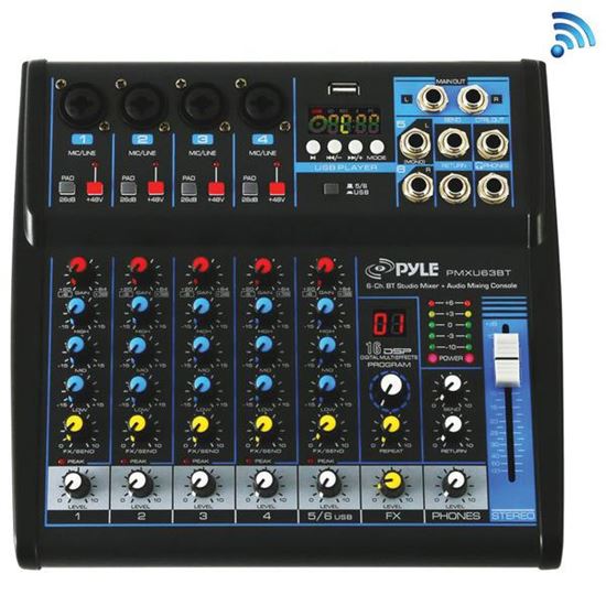6 CH BLTH MIXER BLK