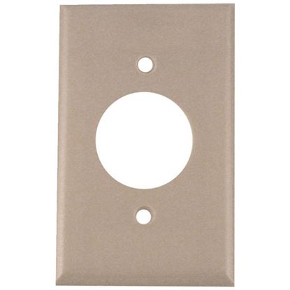 SINGLE FLUSH WALL PLATE
