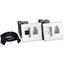 WHITE RECESSED PWR KIT