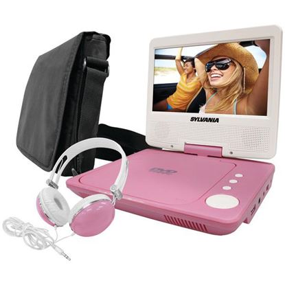 7IN SWVL PORT DVD PLYR PNK
