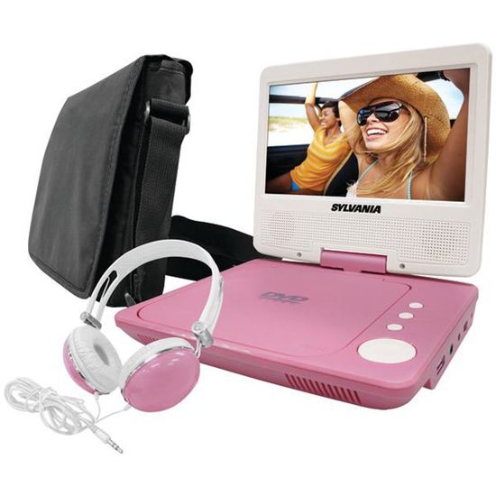 7IN SWVL PORT DVD PLYR PNK