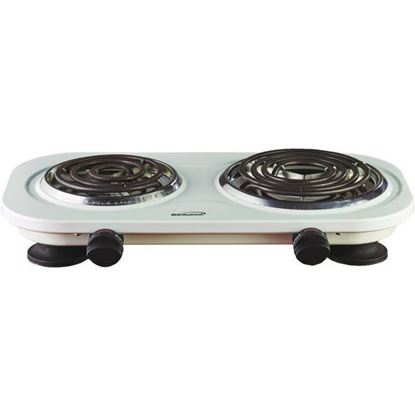 1500W DBL BURNER BLK