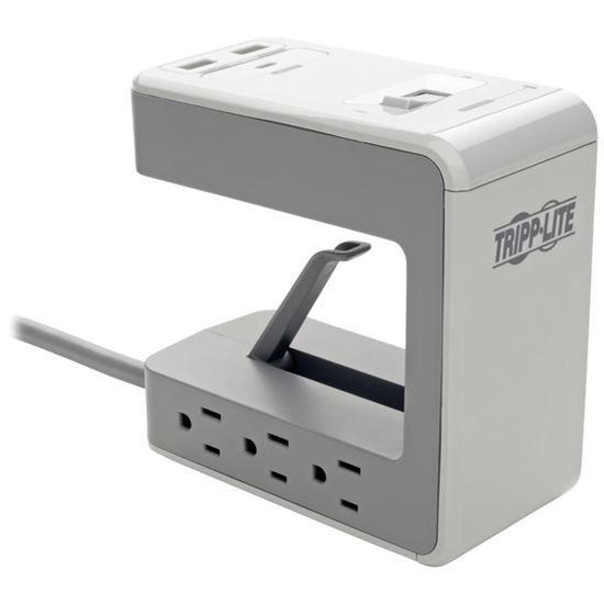 6OUT 8FT DESK CLAMP SURGE