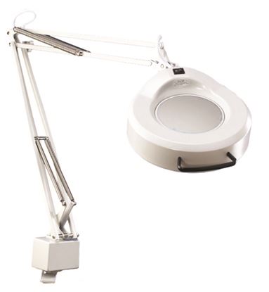Luxo Fluorescent Magnifying Lamp W- Mobile Base