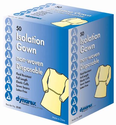 Fluid Proof Poly-Coated Isolation Gowns Cs-50