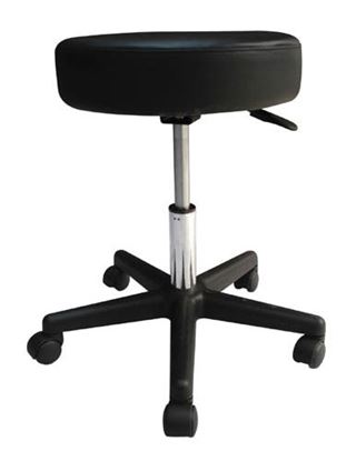 Pneumatic Doctors Stool W-O Back Rest W-Foot Ring