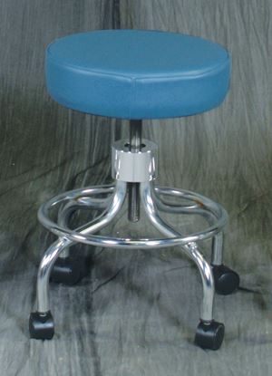 Revolving Stool with Foot Ring Spin-Up 18-24  Imperial Blue