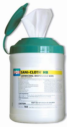 Sani-Cloth HB (Hepatitis B) Large 6  x 6.5  Tub- 160