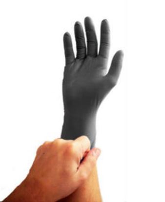 Nitrile Exam Gloves  Black Powder-Free  X-Large  Bx-100