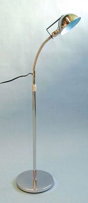 Gooseneck Exam Lamp- Caster Base- 3 Prong Plug