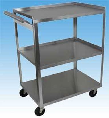 Stainless Steel Cart  3 Shelf w-Handle