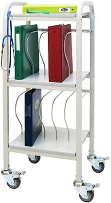 Chart Cart  10-2  Binder Capacity